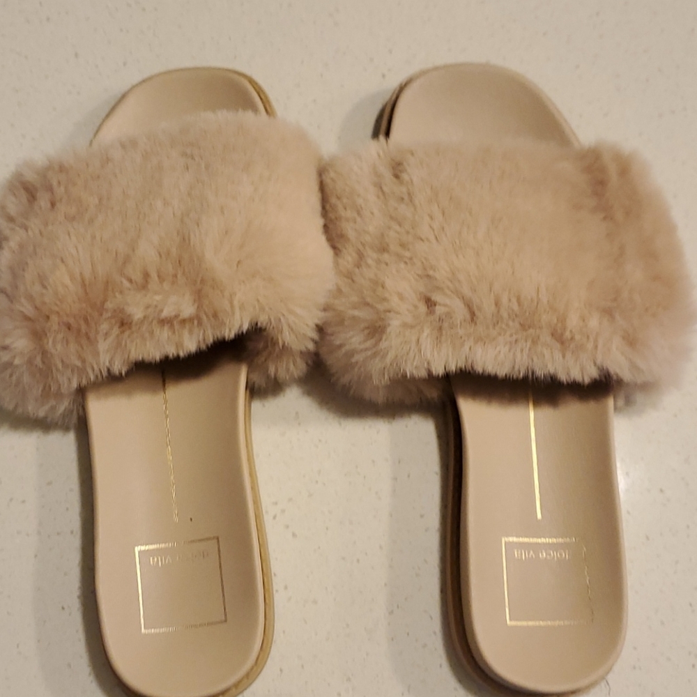 Dolce Vita blush pink slides Size 7